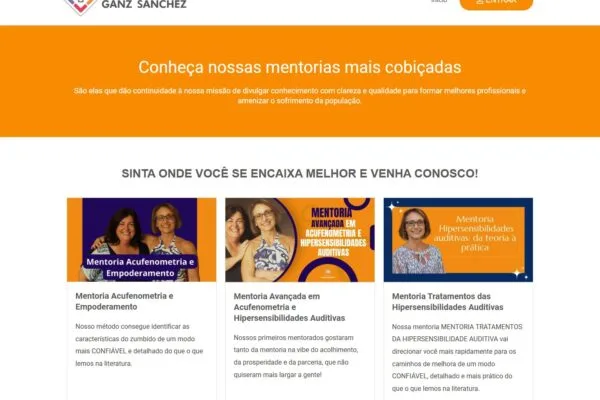 Captura do projeto Instituto Ganz Sanchez